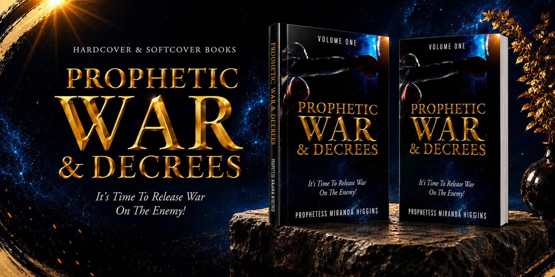 Physical Book: Prophetic War & Decrees